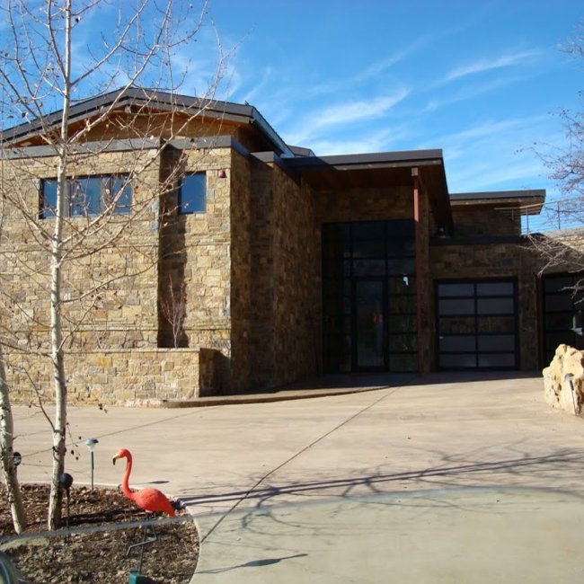 Custom stone exterior