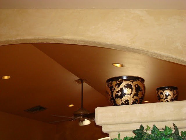 Diamond plaster with custom color